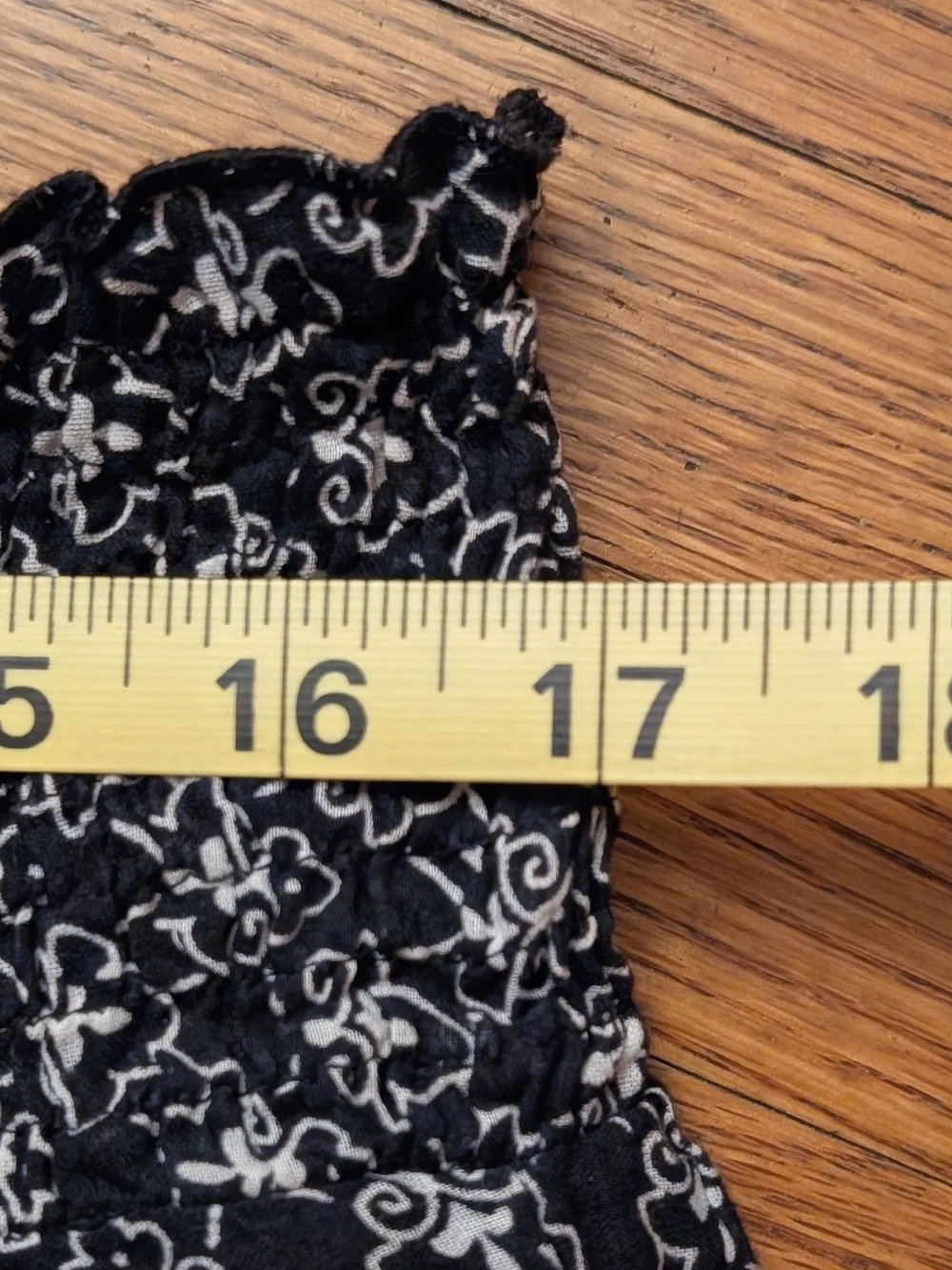 Studio West B/W Patterned Extra Lightweicht Cotton A-Line Boho Skirt Size L/XL - Picture 8 of 9